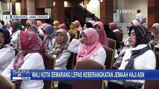 Wali Kota Semarang Hevearita Gunaryanti Lepas Keberangkatan 100 Jemaah Haji ASN