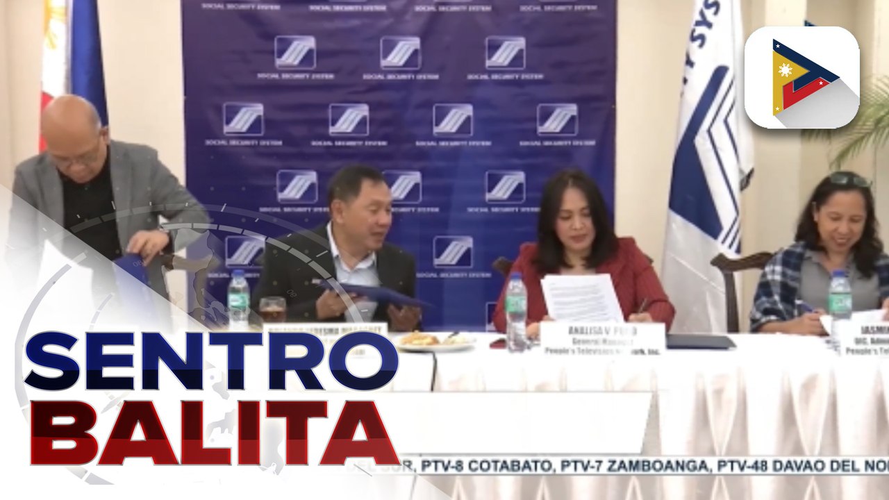 PTV at SSS, lumagda sa isang MOA para sa Kasangga program