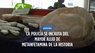 Duro golpe al cártel de Sinaloa: La Policía Nacional se incauta de 1.800 kilos de metanfetaminas