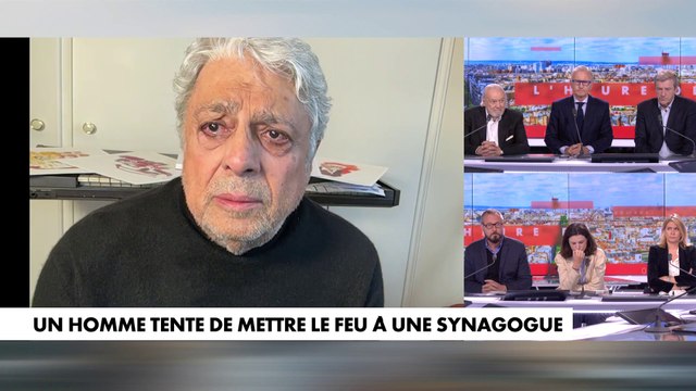 Enrico Macias fond en larmes en évoquant l'antisémitisme et la tentative d'incendie de la synagogue de Rouen