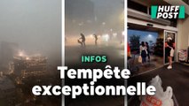 Les images de la tempête 