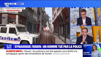 Synagogue visée à Rouen: "C'est un acte antisémite particulièrement grave", déclare Élie Korchia, président du Consistoire Central de France