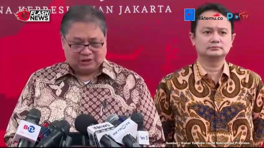 Keterangan Pers Menko Perekonomian Airlangga: RI Targetkan Jadi Anggota OECD Tiga Tahun Mendatang