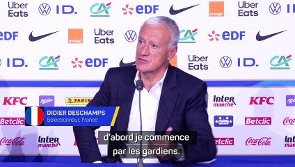 Deschamps : "Barcola ? Je n'ai pas attendu le match de Nice"