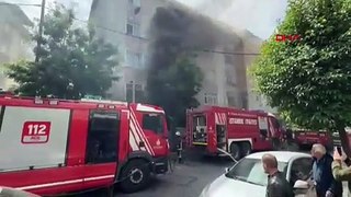 İstanbul'da restoran alev alev yandı; gözyaşlarıyla izlediler