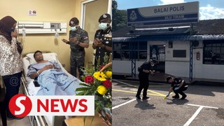 Ulu Tiram police station attack: Injured cop moved to normal ward