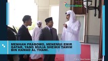 Menhan Prabowo, Menemui Emir Qatar, Yang Mulia Sheikh Tamim Bin Hamad Al Thani
