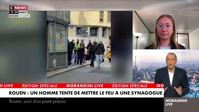 Rouen : L'homme armé qui souhaitait mettre le feu à la synagogue a été abattu par les forces de l'ordre après avoir attaqué un policier - Les agents auraient fait usage de leurs armes de service à cinq reprises