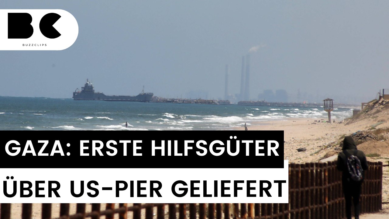 US-Pier öffnet Weg für Hilfsgüter nach Gaza über das Meer