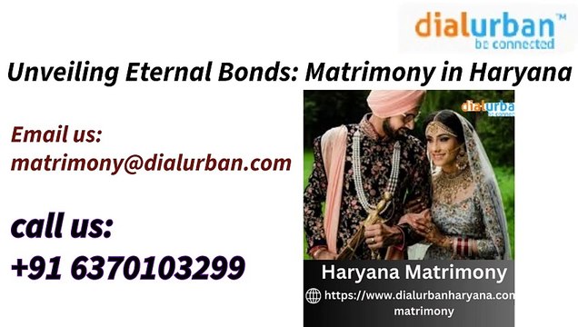 Best Matrimony & Marriage Bureau in Haryana|Dialurban