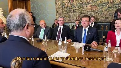 Ekrem İmamoğlu, Roma Belediye Başkanı Roberto Gualtieri ile görüştü
