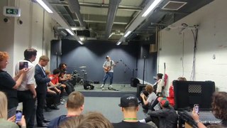 Ed Sheeran: Watch 'Shape Of You' singer perform with Red Tape Studios students in Sheffield