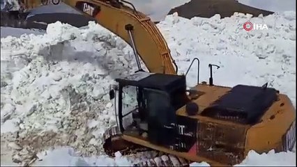 Mayıs ayında 10 metrelik kar sürprizi