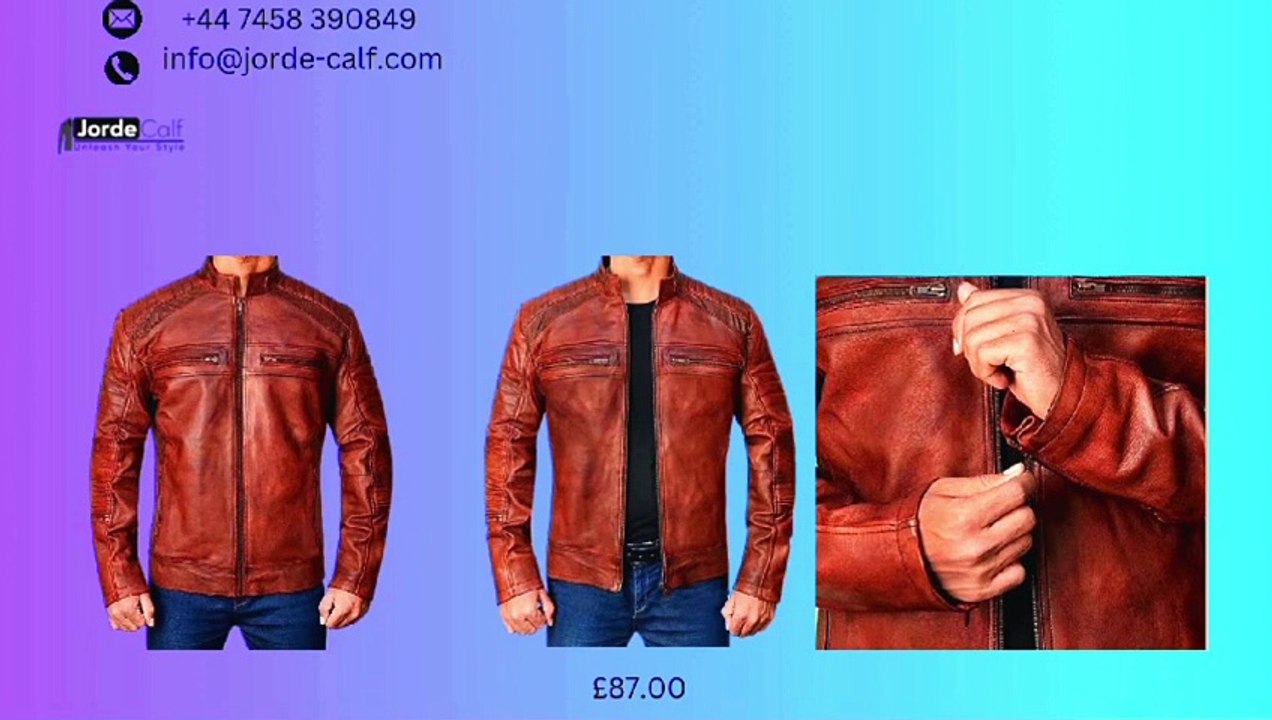 "Leather Luxe: Elevate Your Look with Iconic Jackets for Men and Women!"