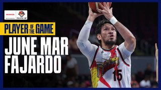 PBA Player of the Game Highlights: June Mar Fajardo powers San Miguel to Game 1 win over Rain or Shine