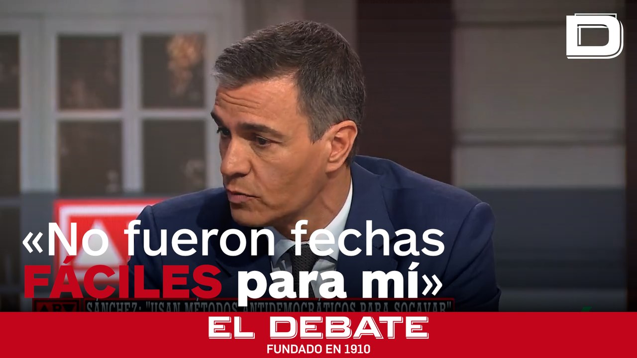 La victimización de Sánchez ante su jornada de reflexión: «Tomé la decisión el sábado de madrugada»