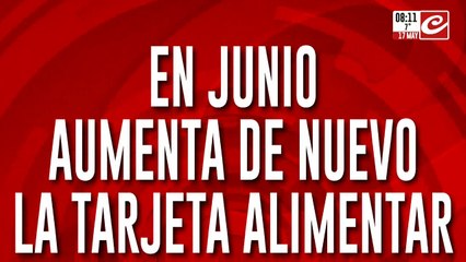 Atención: en junio aumenta de nuevo la Tarjeta Alimentar
