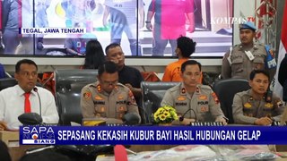 Sepasang Kekasih di Tegal Ditangkap Polisi Karena Aniaya hingga Kubur Bayi Hasil Hubungan Gelap