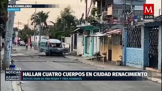 Abandonan cuerpos desmembrados de 3 hombres y una mujer en Acapulco