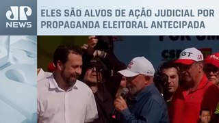 MP pede multa a Lula por campanha para Boulos