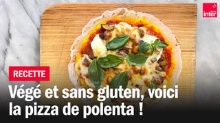 Pizza de polenta, végé et sans gluten - Les recettes de François-Régis Gaudry