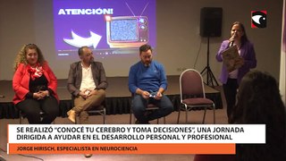 Se realizó “Conocé tu cerebro y toma decisiones”, una jornada dirigida a ayudar en el desarrollo personal y profesional