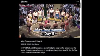 May Tournament Day 5 GRAND SUMO Highlights on May 17 fri 2024 27分 movie793754189元原版