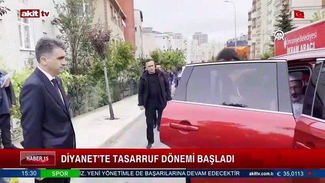 Diyanet'te tasarruf dönemi başladı