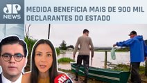 1º lote de restituição para Rio Grande do Sul supera R$ 1,1 bilhão; Amanda Klein e Vilela comentam