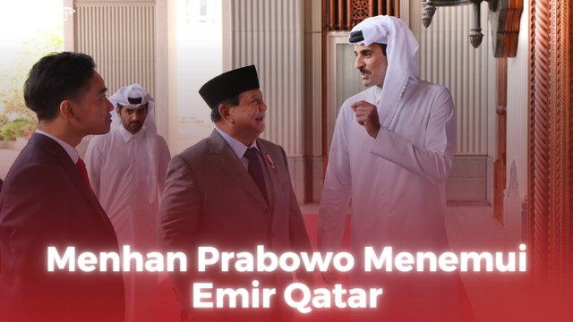 Menhan Prabowo Menemui Emir Qatar