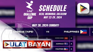 PNVF, inilabas ang game schedule ng national team sa AVC Challenge Cup for Women
