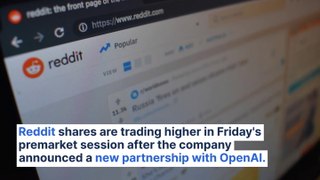 Reddit Stock Pops On Partnership With OpenAI: The Details