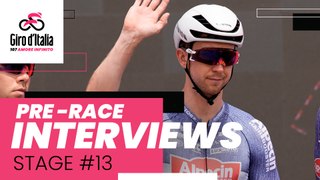Giro d'Italia 2024 | Stage 13: pre-race interview