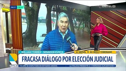 Senador evista anuncia desacato a los fallos del TCP sobre las judiciales