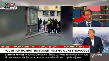 Attaque de la synagogue de Rouen : Jean-Michel Cohen réagit en direct dans "Morandini Live"