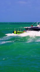 He finally got it at the Haulover Inlet in Bal Harbour, Florida