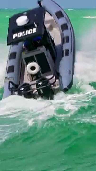 Nice save by officer George near the Haulover Inlet in Miami, Florida