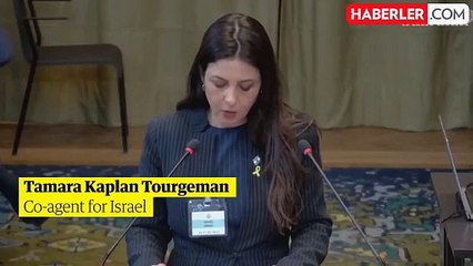 İsrail'in soykırım yapmadığını savunuyordu, arkadan gelen "Yalancılar" sesiyle irkildi