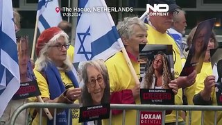 WATCH: Pro-Israel protesters rally outside ICJ amid Gaza conflict deliberation