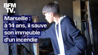 Un adolescent de 14 ans a sauvé son immeuble d'un incendie à Marseille