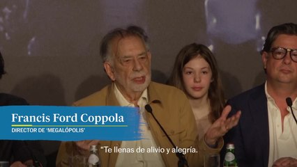 Francis Ford Coppola, tras el estreno de 'Megalópolis': "Siento alivio y alegría"