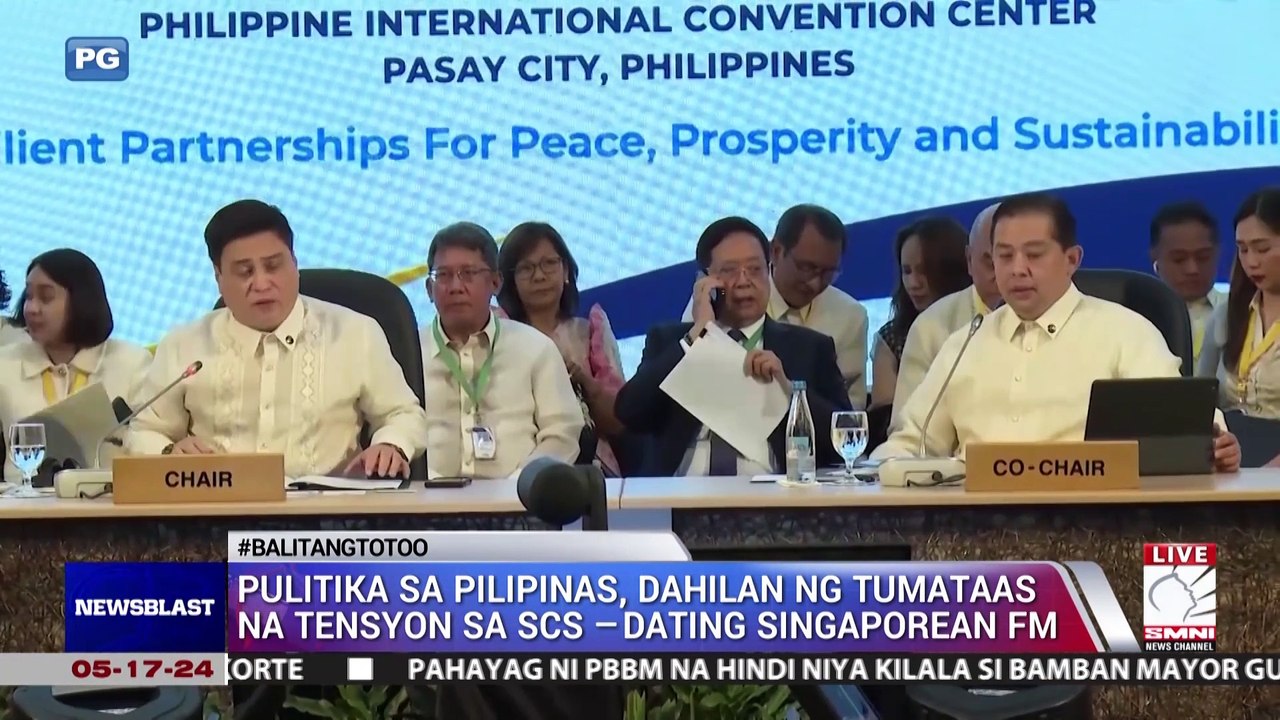 Pulitika sa Pilipinas, dahilan ng tumataas na tensyon sa SCS —dating Singaporean FM