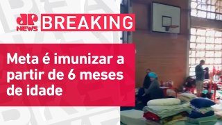 Ministério da Saúde define estratégias para aplicar vacina da gripe em abrigos no RS | BREAKING NEWS