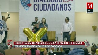 Xóchitl Gálvez acepta que INE fiscalice marcha de Marea Rosa como cierre de campaña
