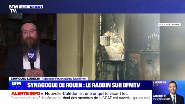 Un grand choc, une grande tristesse : Chmouel Lubecki (rabbin de Rouen) réagit à l'attaque de la synagogue de Rouen