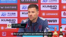 Xabi Alonso sobre la posibilidad de ganar la Bundesliga invicto