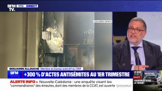 Benjamin Allouche (membre du bureau exécutif du Crif) sur l'attaque de la synagogue de Rouen: 