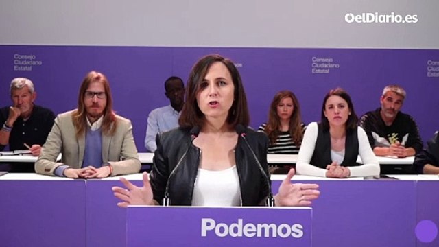 Belarra: “El PSOE se está convirtiendo en un partido de la guerra”
