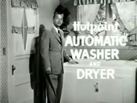 1950s animated Hotpoint appliances TV commercial