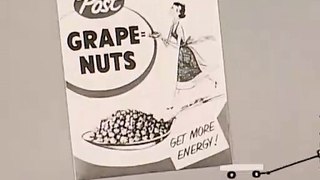 1950s animated family for Grape Nuts TV commercial